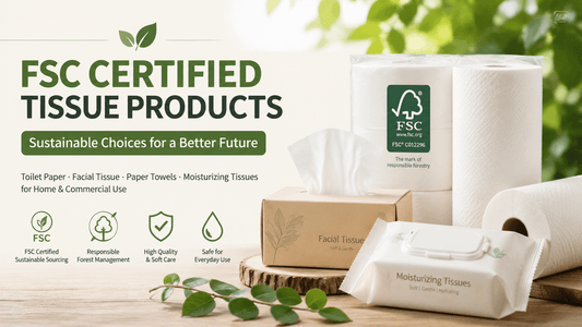 FSC Certified Tissue Products Supplier | Toilet Paper, Facial Tissue & Hand Towels
